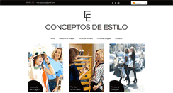 Desktop Screenshot of conceptosdeestilo.com